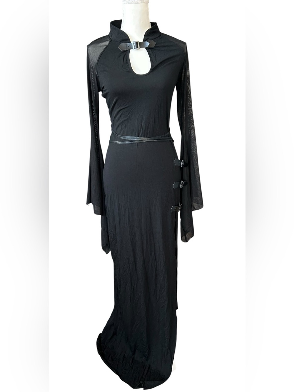 Dolls Kill Widow Beyond Ruin Bell Sleeve Dress Size Large NWT